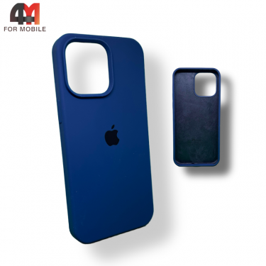 Чехол Iphone 13 Pro Max Silicone Case, 63 черничного цвета