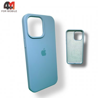 Чехол Iphone 13 Pro Max Silicone Case, 61 серо-зеленого цвета