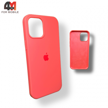 Чехол Iphone 13 Pro Max Silicone Case, 65 лососевого цвета