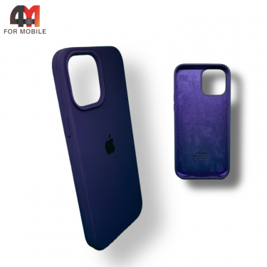 Чехол Iphone 14 Silicone Case, 75 пурпурного цвета