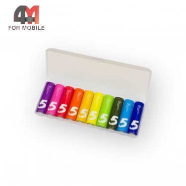 Xiaomi Батарейки AA Z15, 10шт, цветные