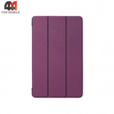 Чехол для планшета Samsung Tab S7/S8/T870/T875/X706 книга, пластик, Фиолетовый