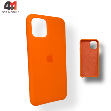 Чехол Iphone 11 Silicone Case, 66 апельсинового цвета