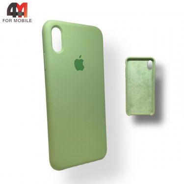 Чехол Iphone X/Xs Silicone Case, 1 зеленого цвета