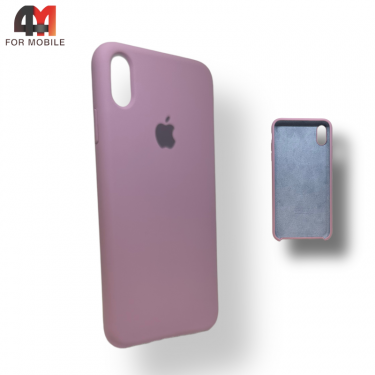 Чехол Iphone X/Xs Silicone Case, 62 лилового цвета