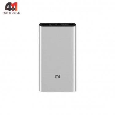 Xiaomi Power Bank 10000 mAh, PLM12ZM, серебро