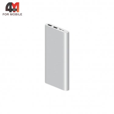 Xiaomi Power Bank 10000 mAh, PLM13ZM, серебро