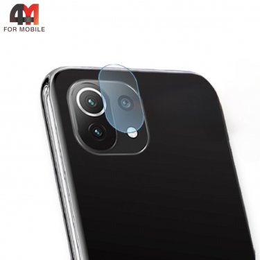 Стекло Камера Xiaomi Mi 11 Lite ПП, глянец, прозрачный