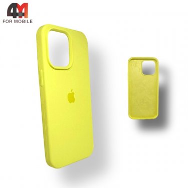 Чехол Iphone 14 Plus Silicone Case, 32 желтого цвета
