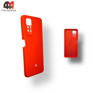 Чехол Xiaomi Redmi Note 11 Pro 4G/5G/Redmi Note 12 Pro 4G силиконовый, Silicone Case, красного цвета