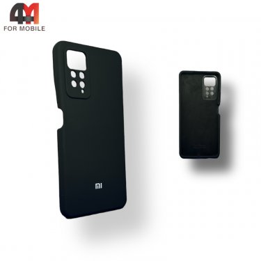 Чехол Xiaomi Redmi Note 11 Pro 4G/5G/Redmi Note 12 Pro 4G силиконовый, Silicone Case, черного цвета