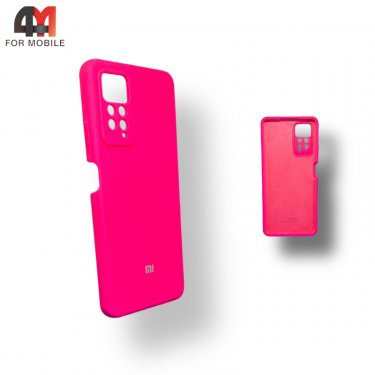 Чехол Xiaomi Redmi Note 11 Pro 4G/5G/Redmi Note 12 Pro 4G силиконовый, Silicone Case, ярко-розового цвета