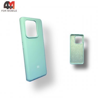 Чехол Xiaomi Mi 13 Pro силиконовый, Silicone Case, ментолового цвета