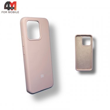 Чехол Xiaomi Mi 13 5G силиконовый, Silicone Case, пудрового цвета