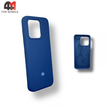 Чехол Xiaomi Mi 13 5G силиконовый, Silicone Case, темно-синего цвета