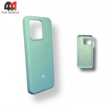 Чехол Xiaomi Mi 13 5G силиконовый, Silicone Case, ментолового цвета