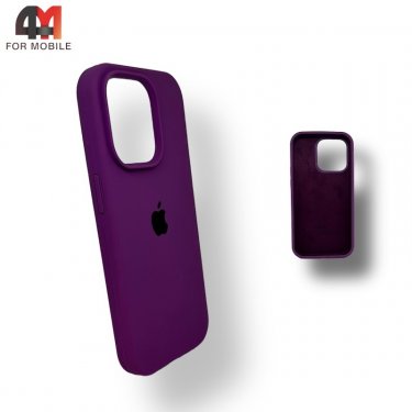 Чехол Iphone 14 Plus Silicone Case, 45 баклажановый цвет