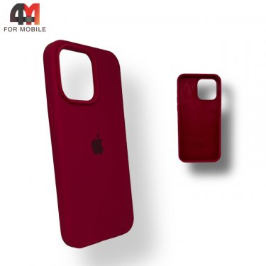 Чехол Iphone 13 Mini Silicone Case, 36 рубинового цвета