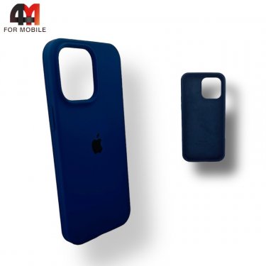 Чехол Iphone 14 Pro Max Silicone Case, 20 темно-синего цвета