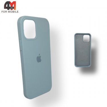 Чехол Iphone 14 Pro Silicone Case, 43 сизого цвета