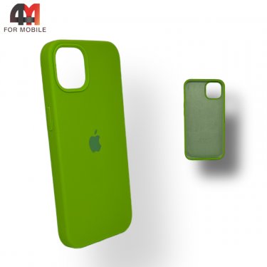 Чехол Iphone 13 Pro Max Silicone Case, 31 салатового цвета