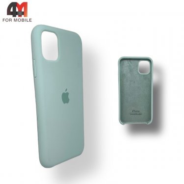 Чехол Iphone 11 Silicone Case, 44 ментолового цвета