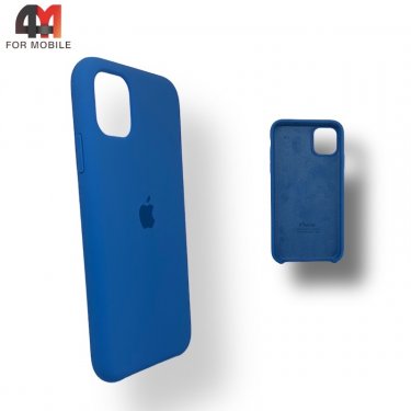 Чехол Iphone 11 Pro Silicone Case, 3 синего цвета