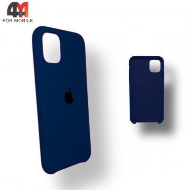 Чехол Iphone 11 Pro Max Silicone Case, 63 черничного цвета