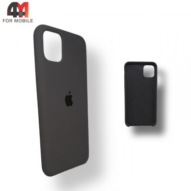 Чехол Iphone 11 Pro Max Silicone Case, 15 темно-серого цвета