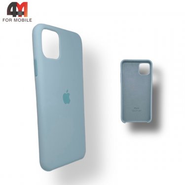 Чехол Iphone 11 Silicone Case, 43 сизого цвета