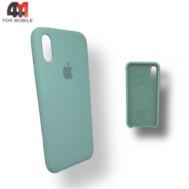 Чехол Iphone XR Silicone Case, 44 ментолового цвета