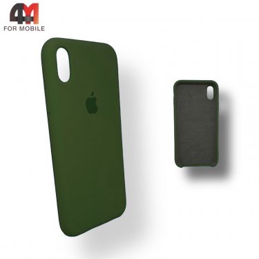 Чехол Iphone XR Silicone Case, 34 цвет хаки