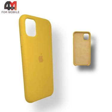 Чехол Iphone 11 Pro Max Silicone Case, 4 янтарного цвета