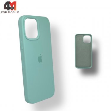 Чехол Iphone 12 Pro Max Silicone Case, 73 цвет магия мяты