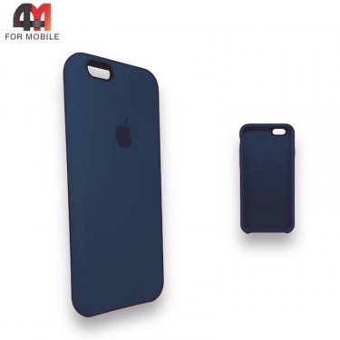 Чехол Iphone 6/6S Silicone Case, 35 cеро-синего цвета