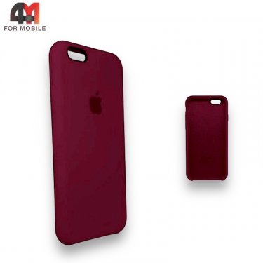 Чехол Iphone 6/6S Silicone Case, 25 цвет марсала