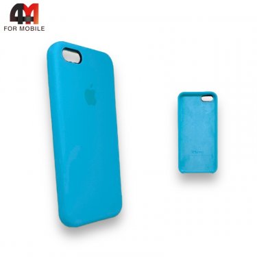 Чехол Iphone 5/5S/SE Silicone Case, 16 голубого цвета