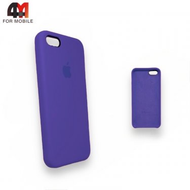 Чехол Iphone 5/5S/SE Silicone Case, 30 фиолетового цвета