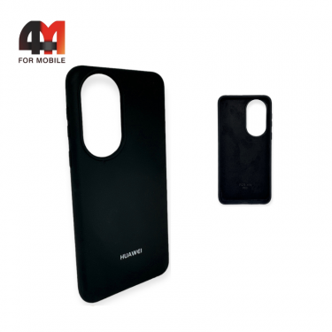 Чехол Huawei P50 Silicone Case, черного цвета
