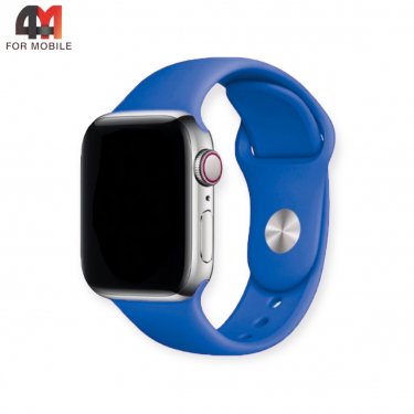 Сменный браслет Apple Watch 42/44/45/49 Mm силиконовый, цвет индиго