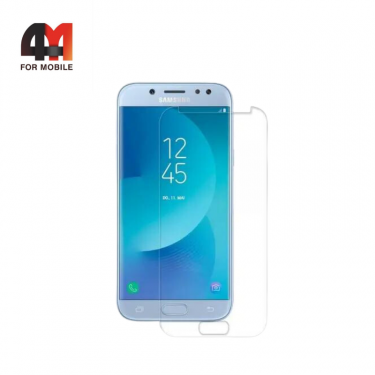 Стекло Samsung A7 2018/A750, простое, глянец, прозрачный