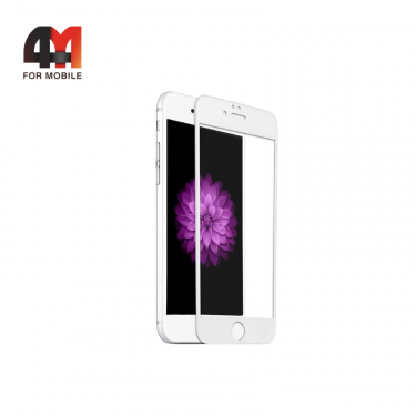 Стекло Iphone 6 Plus/6S Plus, 5D, глянец, белый