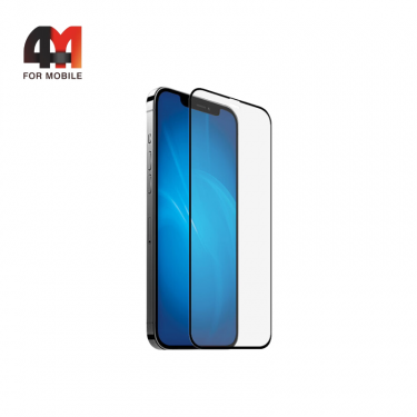 Стекло Iphone 12 Pro Max, 5D, глянец, черный