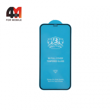 Стекло Iphone 12 Mini 5D, Глянец Premium, черный