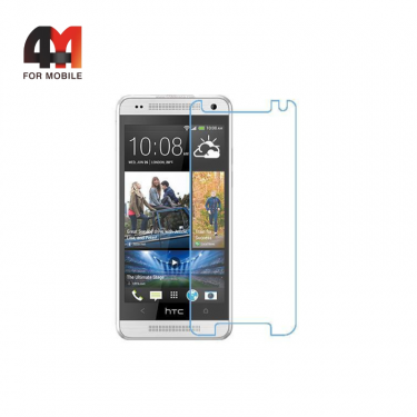 Стекло HTC M7 mini простое, глянец, прозрачный