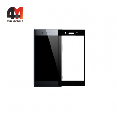 Стекло Sony Xperia XZs 3D, глянец, черный