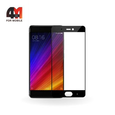 Стекло Xiaomi Mi 5S Plus, 3D, глянец, черный
