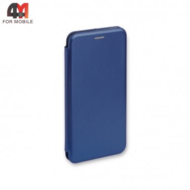 Чехол книга Iphone 6 Plus/6S Plus темно-синего цвета