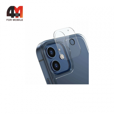 Стекло Камера Iphone 12 ПП, глянец , прозрачный