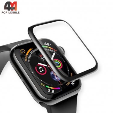 Стекло Часы Apple Watch гибкое 45mm, глянец, черный